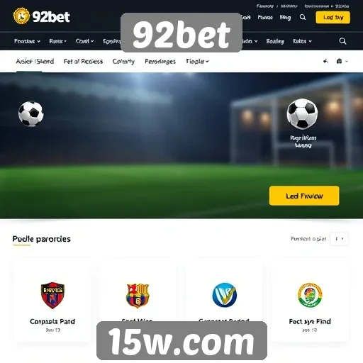 Funcionalidades e recursos do site 92bet